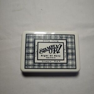 Stampin Up Night Of Navy Water Based Acid Free Non Toxic Ink Pad Crafting Supply